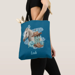 Västerländsk hästtotebag tygkasse