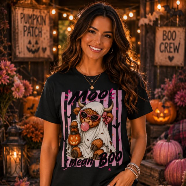 Västerländsk Highlandko Halloween T Shirt (Skapare uppladdad)