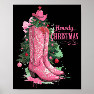 Västerländsk, Hur är läget jul och träd, Nk Cowboy Poster