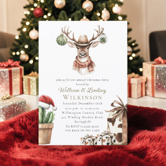 Västerländsk julfestinladan inbjudningar