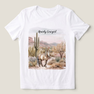 Västerländsk kaktushäst t shirt
