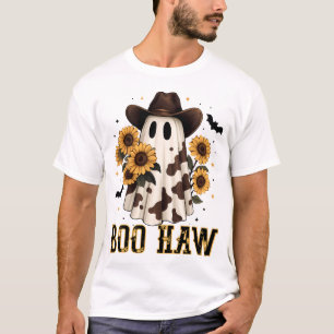 Västerländsk kofläck spökaktig spöke Boo Haw T Shirt
