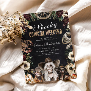 Västerländsk kuslig cowgirl möhippa inbjudningar
