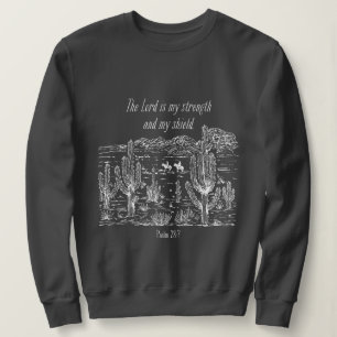 Västerländsk Psaltaren 28:7 Herren är min styrka T Shirt