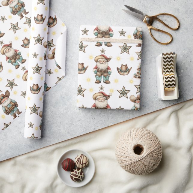 Västerländsk tomte  presentpapper (Hantverk)