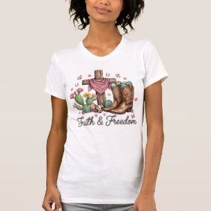 Västerländsk tro och frihet t shirt