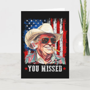 Västerländsk Trump Cowboy Du Miste Trump 2025 Amer Kort