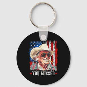 Västerländsk Trump Cowboy Du Miste Trump 2025 Amer Nyckelring