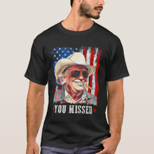 Västerländsk Trump Cowboy Du Miste Trump 2025 Amer T Shirt
