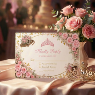 Västerländska rosa rosor Gylden Country Quinceañer OSA Kort