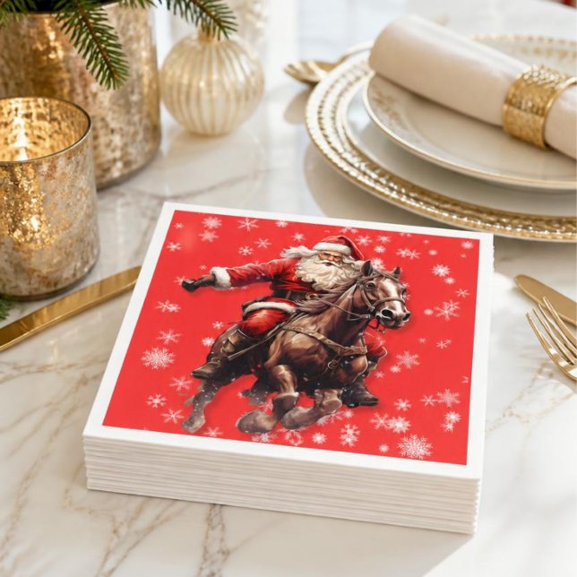 Västerländska Santa Pappersservetter (Skapare uppladdad)