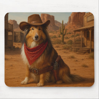 Västerländskt Sheltie-tema Musmatta