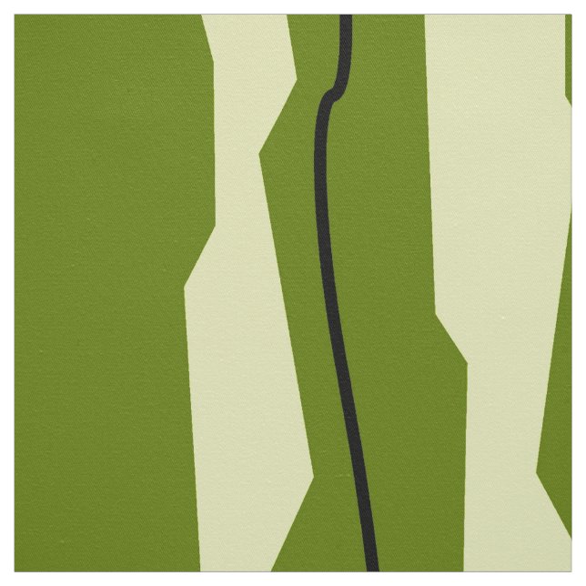 Västermelon Rand, stor rand-väv Tyg (Provkarta)