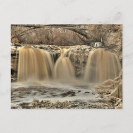 Västern Falls of the Black River, Elyria, Ohio Vykort