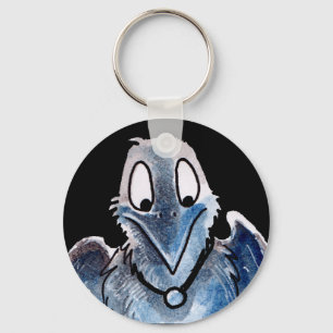 Västern i Raven Keychain Nyckelring