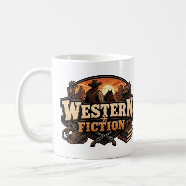 Västernlitteratur Kaffemugg (Vänster)