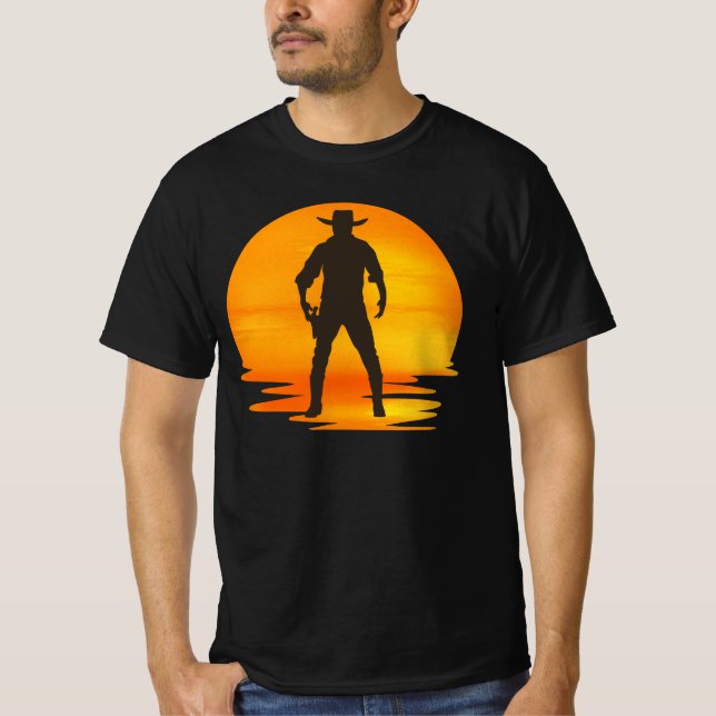 Västerns revolverman t shirt (Framsida)