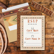 Västgränsbröllop RSVP-kort