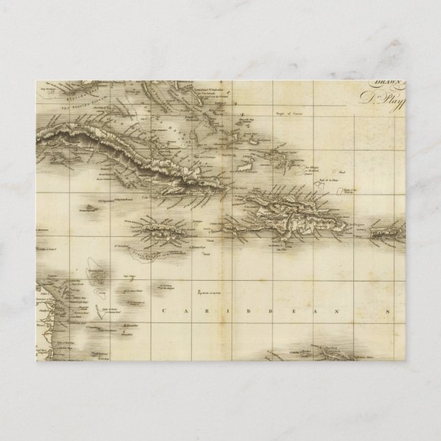 Västindien 13 vykort (Framsida)