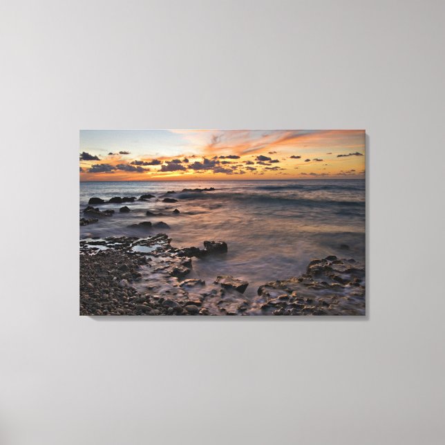 Västindien, Caymanöarna Skrämmande vinkar 2 Canvastryck (Framsida)