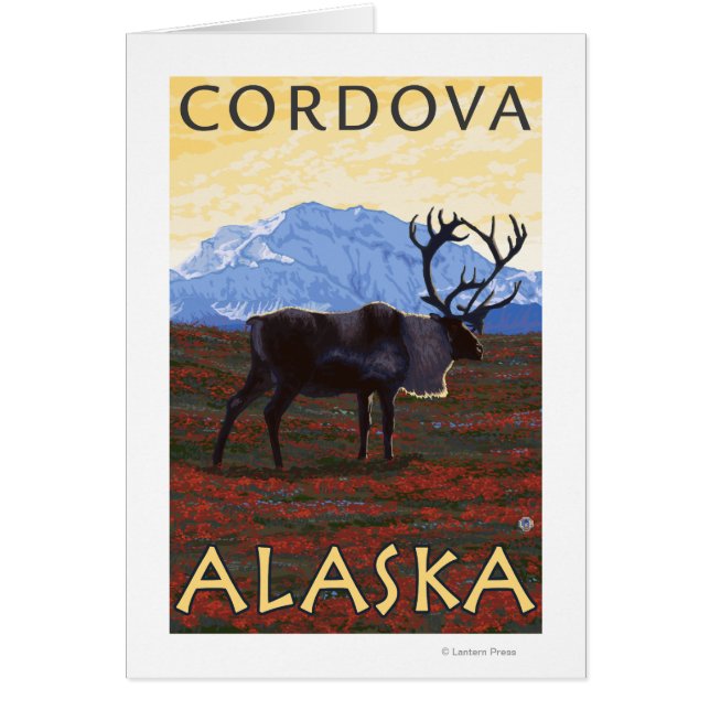 Västindien - Cordova, Alaska Hälsningskort (Framsidan)