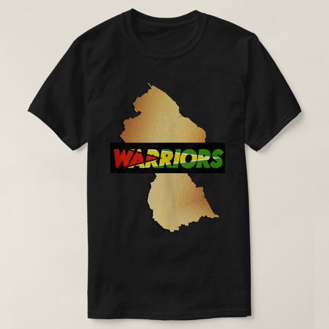 Västindien Cricket Guyana Warriors Guyanese T Shirt (Design framsida)