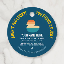 Västindien Cruise Anka Gåvor Etiketter