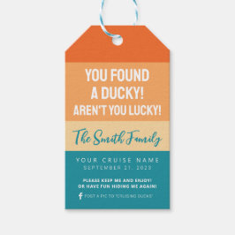 Västindien Cruise Anka Presentetikett