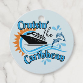 Västindien Cruise Gåvor Etiketter