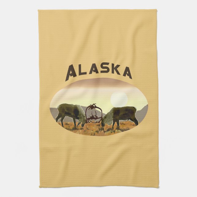 Västindien Duel - Alaska Kökshandduk (Vertikal)
