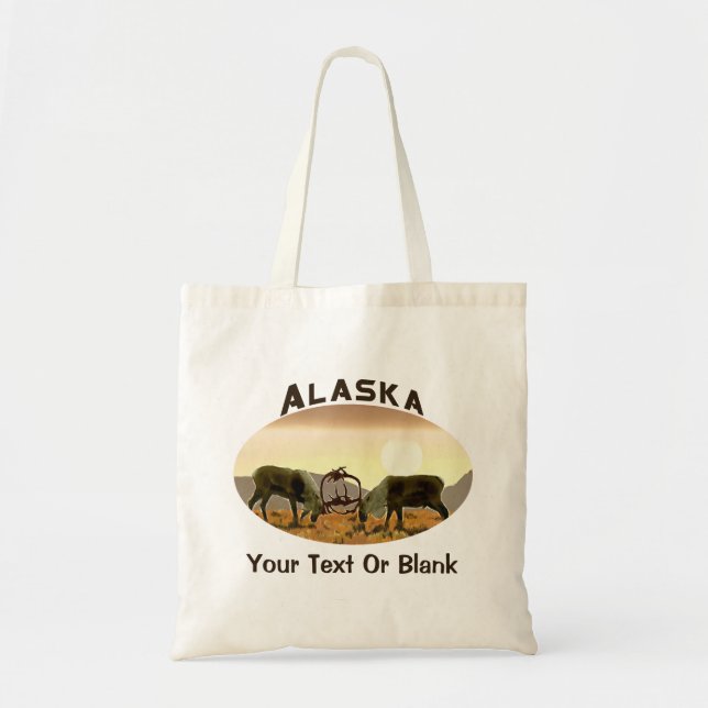 Västindien Duel - Alaska Tote Bag Tygkasse (Framsidan)