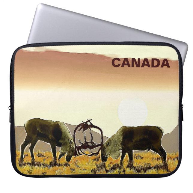 Västindien Duel - Kanada Laptop Sleeve (Framsidan)