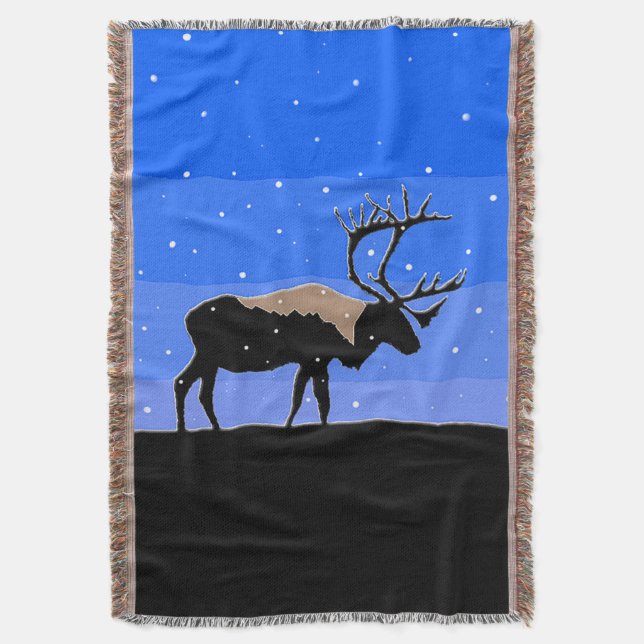 Västindien i Winter - Original Wildlife Art Filt (Framsidan Vertikal)