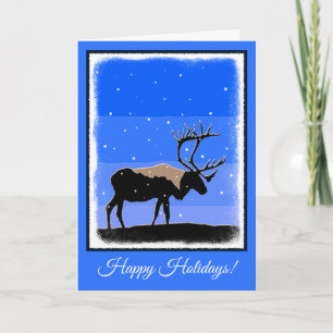 Västindien i Winter - Original Wildlife Art Helgkort