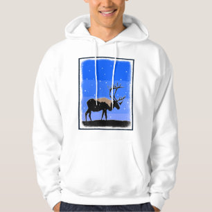 Västindien i Winter - Original Wildlife Art Hoodie