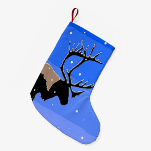 Västindien i Winter - Original Wildlife Art Liten Julstrumpa