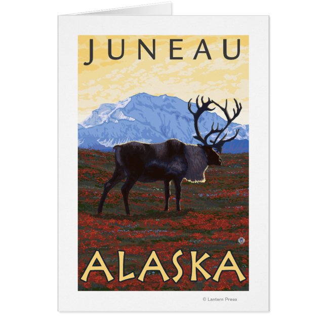 Västindien - Juneau, Alaska Hälsningskort (Framsidan)