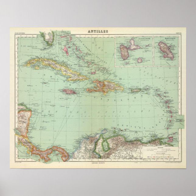 Västindien Poster (Framsidan)