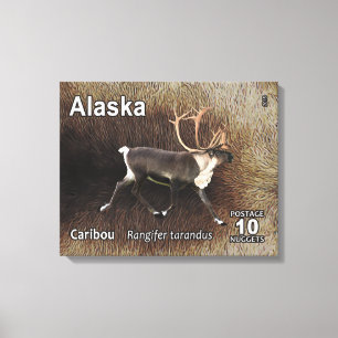 Västindien (renare) - Alaska Postage Canvastryck