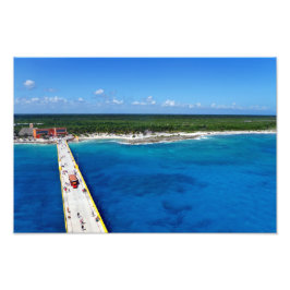 Västindien Sapphire Fototryck