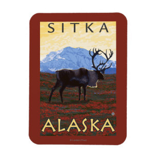 Västindien - Sitka, Alaska Magnet
