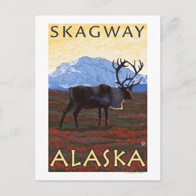Västindien - Skagway, Alaska Vykort (Framsida)