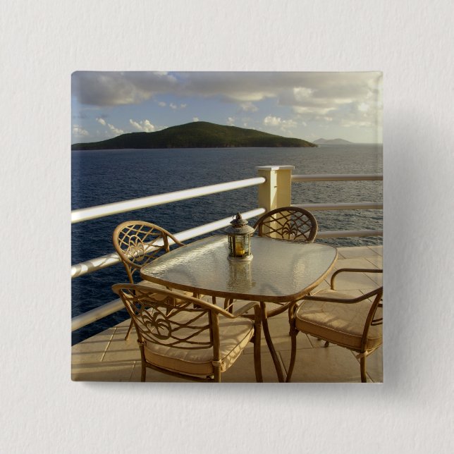 Västindien, U.S. Virgin Islands, St. Thomas. Visa Knapp (Framsida)