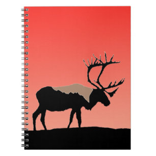 Västindien vid Sunset - Original Wildlife Art Anteckningsbok