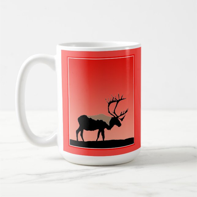 Västindien vid Sunset - Original Wildlife Art Kaffemugg (Vänster)