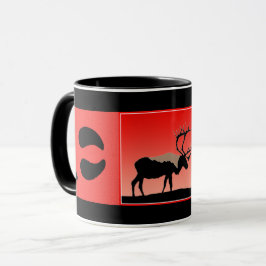 Västindien vid Sunset - Original Wildlife Art Mugg