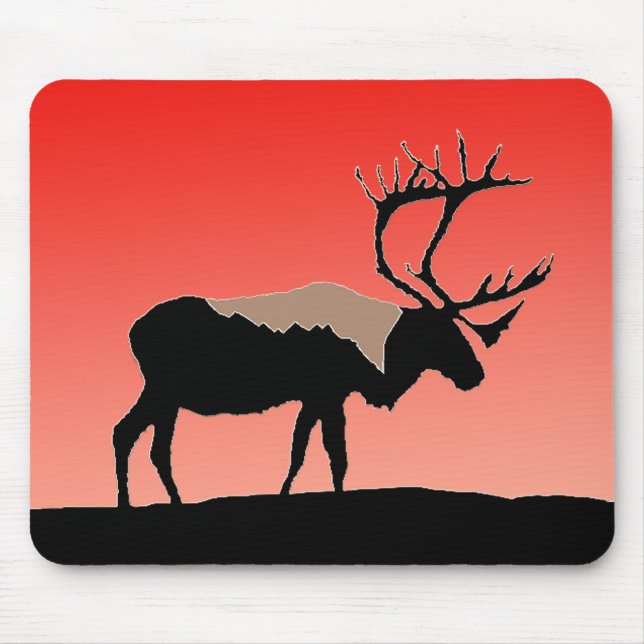 Västindien vid Sunset - Original Wildlife Art Musmatta (Framsidan)