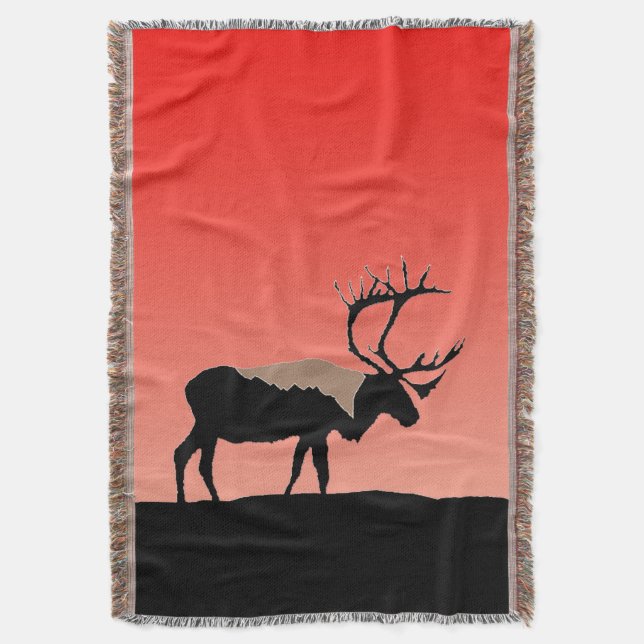 Västindien vid Sunset - Original Wildlife Art Mysfilt (Framsidan Vertikal)
