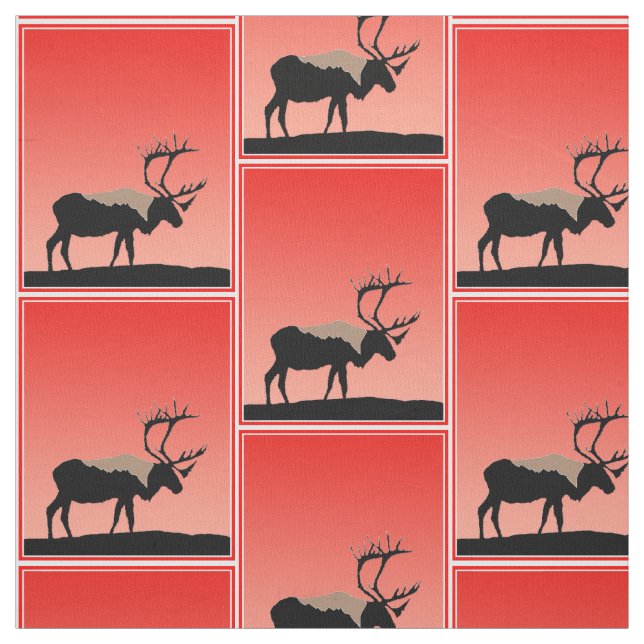 Västindien vid Sunset - Original Wildlife Art Tyg (Provkarta)
