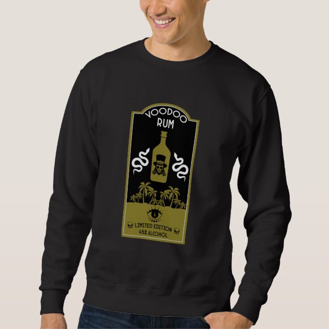 Västindien Voodoo Rum Lång Ärmad Tröja (Framsida)